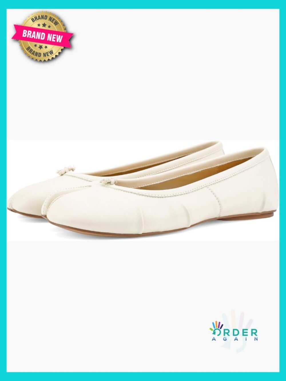 Split Toe Ballet Flats Casual Dressy Shoes Lightweight Japanese Style Slip On